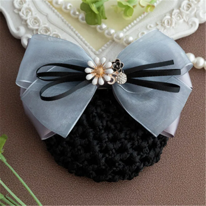 

Professional headband belt Hairpin hairnet Simple fabric Flight attendant nurse hair set work head accessories