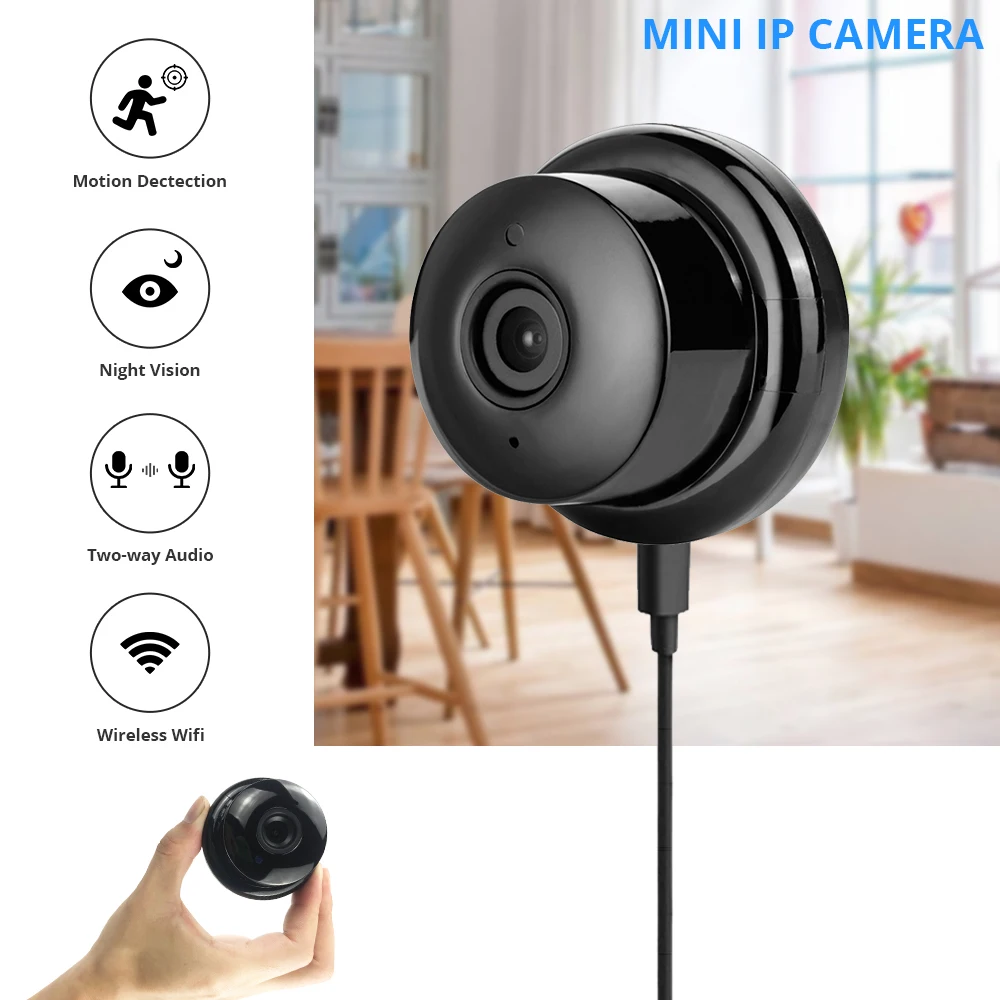 Zclever Мини проектор для домашнего безопасности Беспроводной Камера Full HD 720 P/1080 P IP Камера с Ночное видение 2-полосная аудио обнаружения движения