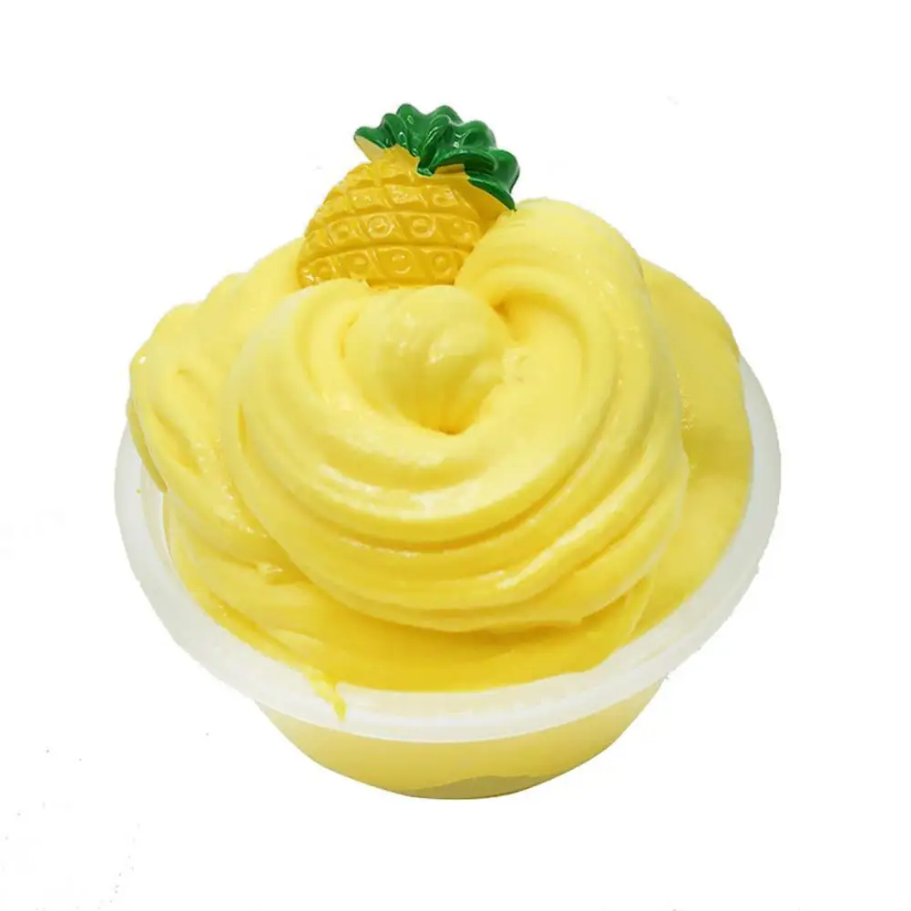 

60/100ml Fruit Ice Cream Slime Mud Clay Craft Stress Reliever Sludge Kids Toy