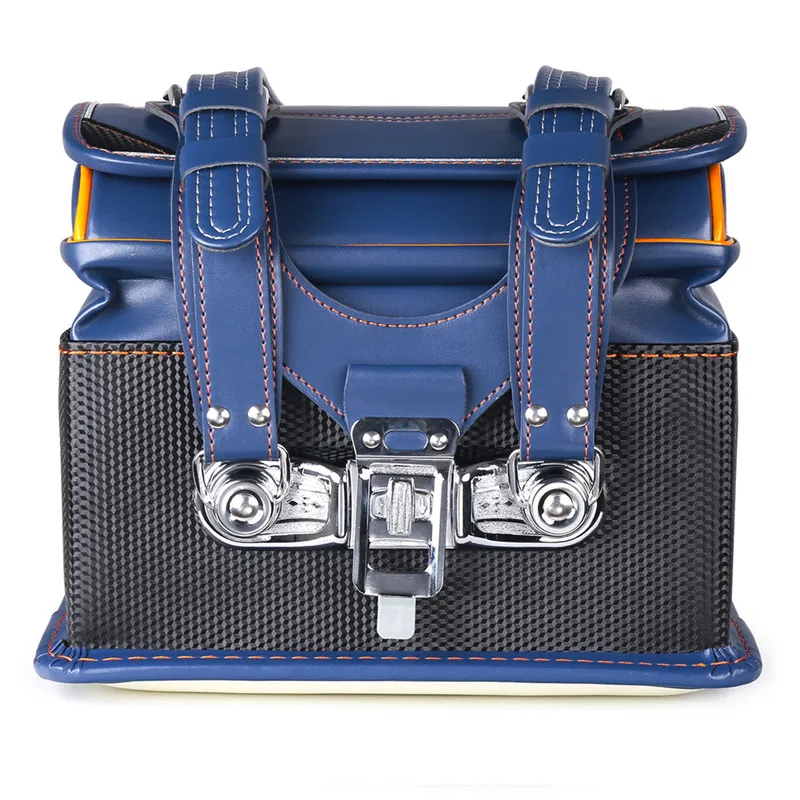 2021Coulomb Stitching Color Simplicity Randoseru Children Backpack Kids Japan School Bag PU Pachwork Orthopedic Student Bookbag