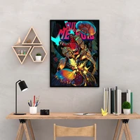 super metroid samus creative design video game cover poster canvas print home decoration wall painting no frame