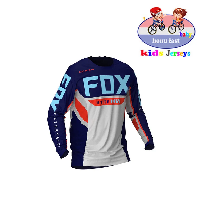 

KIDS Children's Off-road Racing AM RF Hpit Fox Speed Surrender Children's Off-road Motorcycle MTB DH MX Clothing Mountain Bike