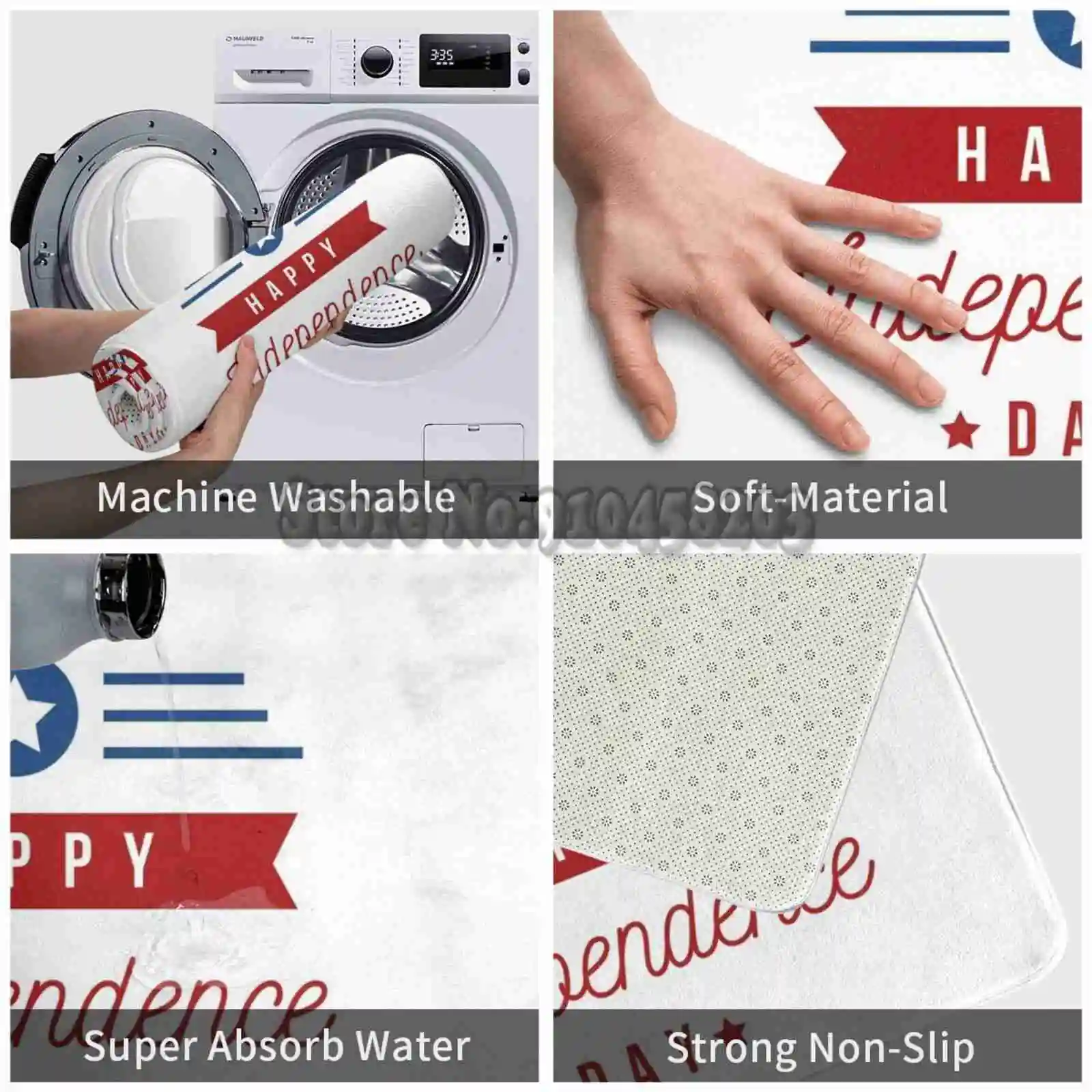 Счастливый день искусственный коврик для кухни фотообои спальни счастливого дня