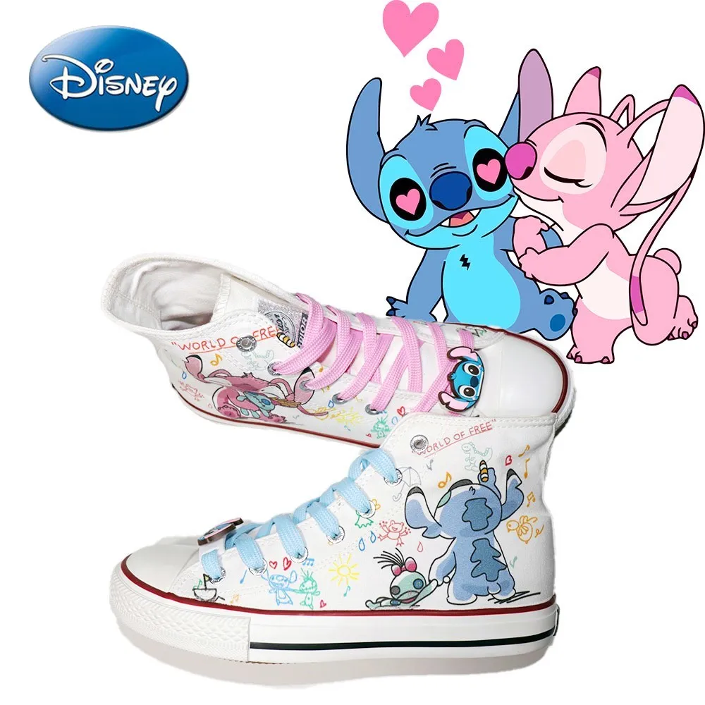 Оригинальные туфли из парусины лимитированный выпуск Disney с ручной росписью для