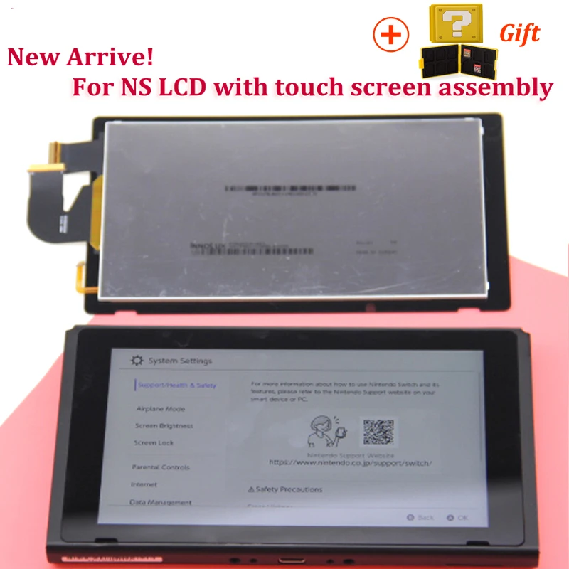 Оригинальный Новый Сменный ЖК экран для Nintendo Switch дисплей + сенсорный в