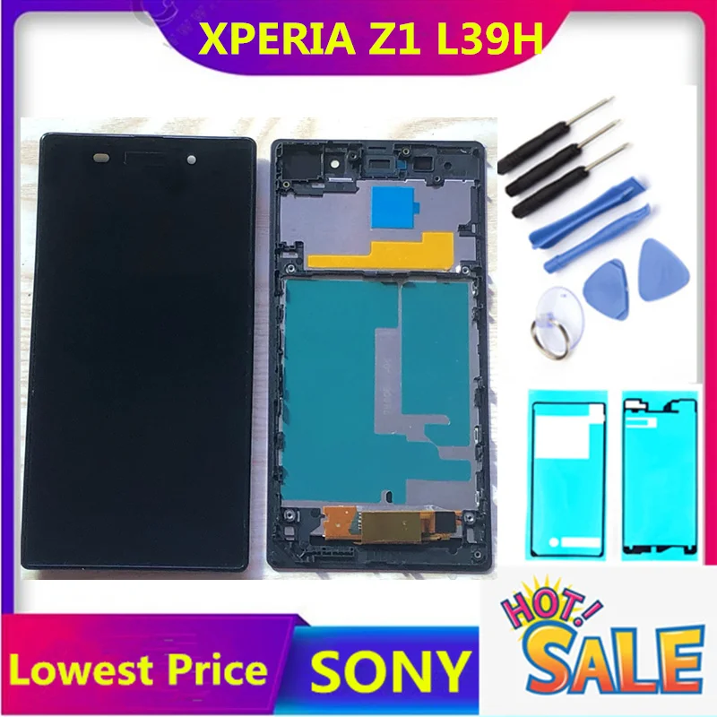 ЖК-дисплей для Sony Xperia Z1 L39H L39 C6902 C6903 C6906 | Мобильные телефоны и аксессуары