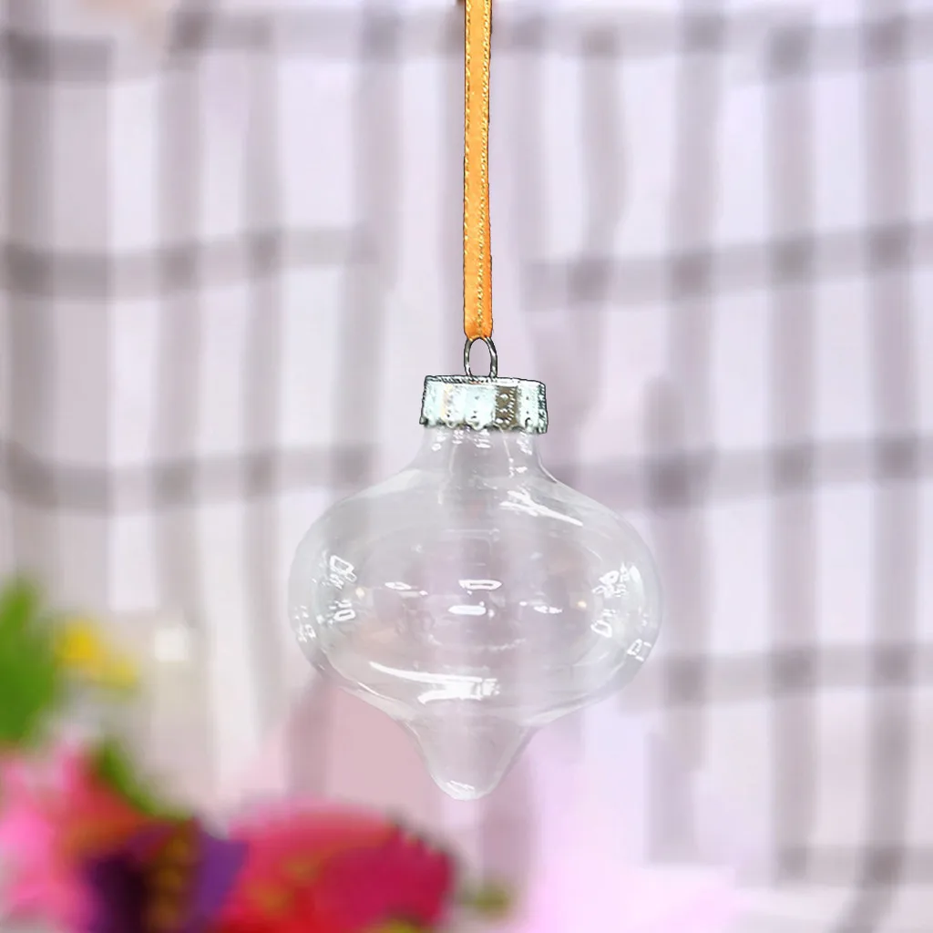 Креативные светодиодные прозрачные подвески в виде шариков для рождественской