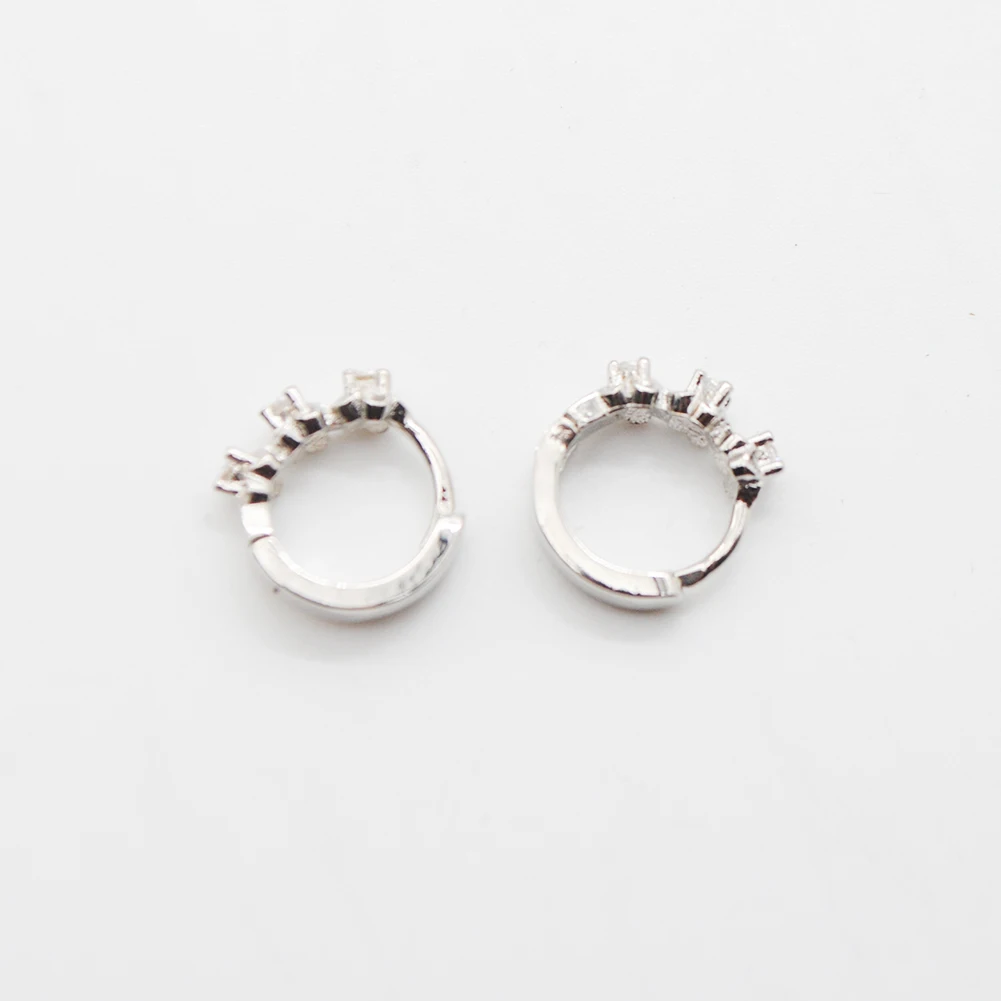 1 пара модные женские Австрийские хрустальные трендовые гладкие сливы цветок