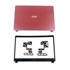 Чехол для ноутбука Acer Aspire 3, A315-42, A315-42G, A315-54, A315-54K, N19C1, задняя крышка ЖК-дисплеяПередняя панельпетли, верхняя крышка 15,6 дюйма, красный
