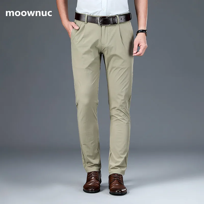 

2020 spring and autumn Men's Pants Business Long trousers men high quality Classic Casual straight Trouser Pant Male
