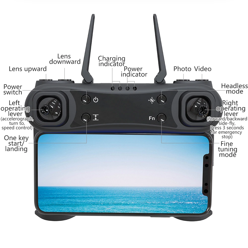

Newest KF607 Profissional Mini Foldable Drone with Dual Camera 1080P 4K HD WiFi FPV Optical Flow RC Quadcopter Helicopter