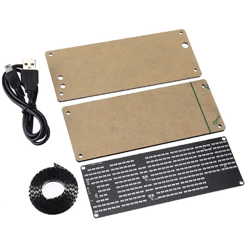 SMD светодиодный Dot Matrixs Набор для производства цифровых часов электронный набор