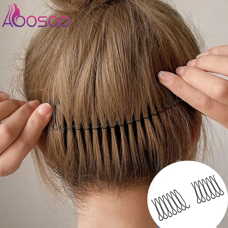 

AOOSOO The Invisible Barrette Clip OIn The Back Of The Head For Trimming Small Broken Hair ForWash The Face and Press The Hair