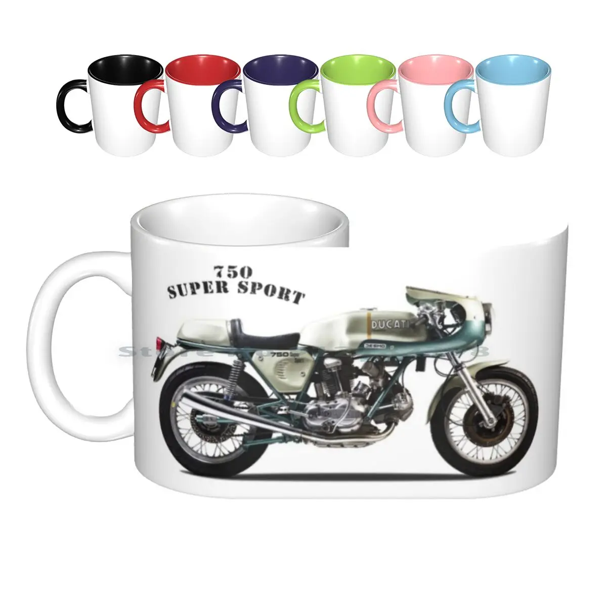 

Керамические кружки The 750ss 1974, кофейные чашки, кружка для молока и чая, 750ss Ss, винтажные мотоциклетные кружки для суперспорта и езды на мотоцик...