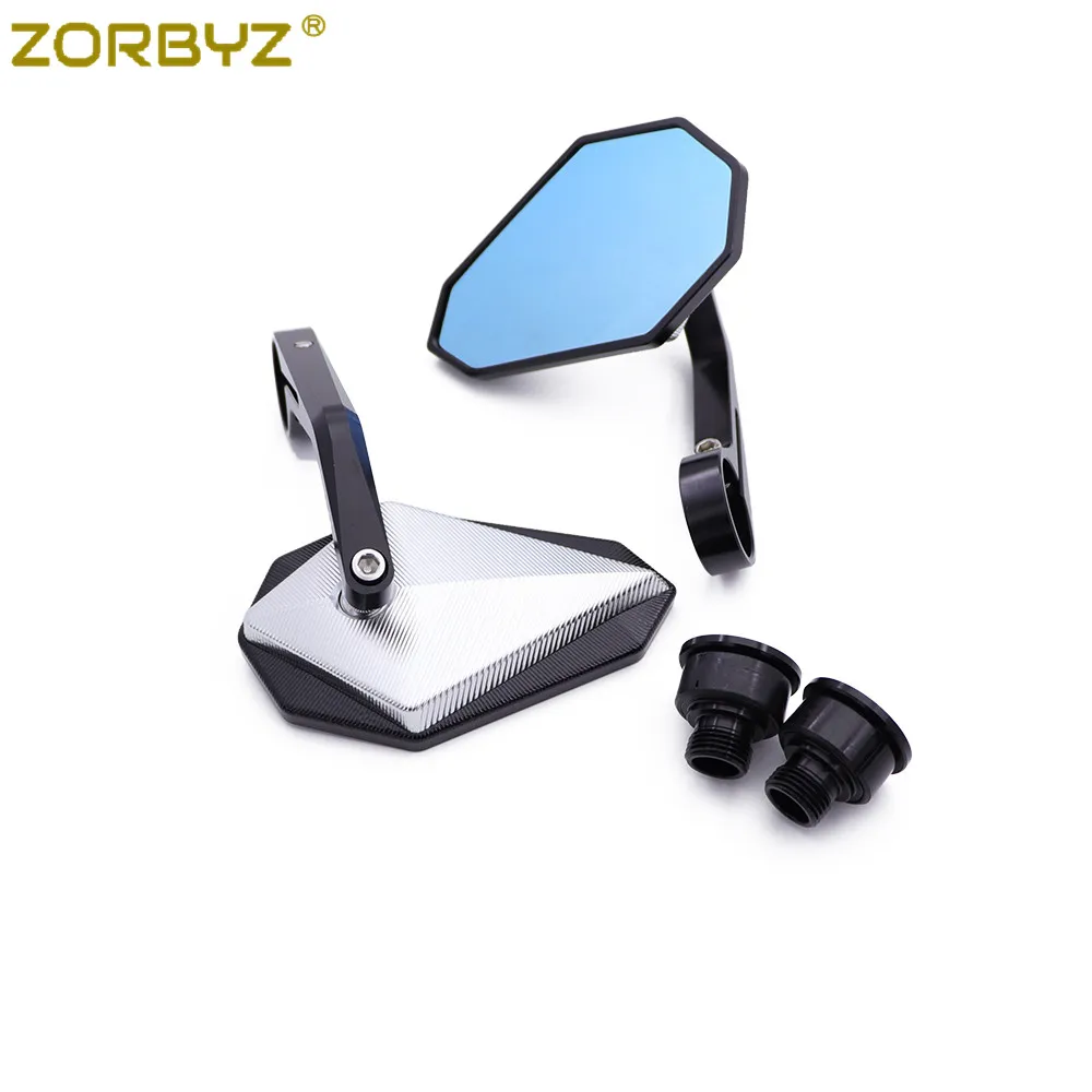ZORBYZ Новый Мотоцикл CNC алюминиевый руль боковое зеркало с внутренней резьбой для