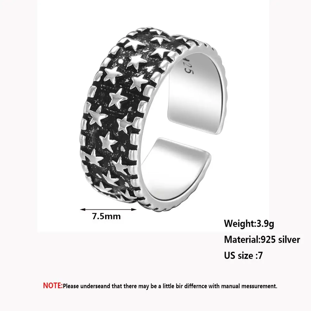 Чандлер античное эмалевое кольцо Глазурь масло Сова Луна Геометрия лист звезда