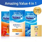 Презервативы Durex для мужчин, презервативы из натурального латекса со смазкой, 4 типа, рукав для пениса для взрослых, товары для интима