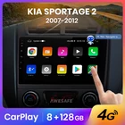 Автомагнитола AWESAFE PX9 для Kia, мультимедийный проигрыватель на Android, с GPS-Навигатором, для Kia Sportage 2, 2007, 2008, 2009, типоразмер 2 din