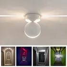 Современный потолочный светодиодный светильник, RGB настенный комнатный светильник ильник с дистанционным управлением для балкона, гостиной, коридора, KTV