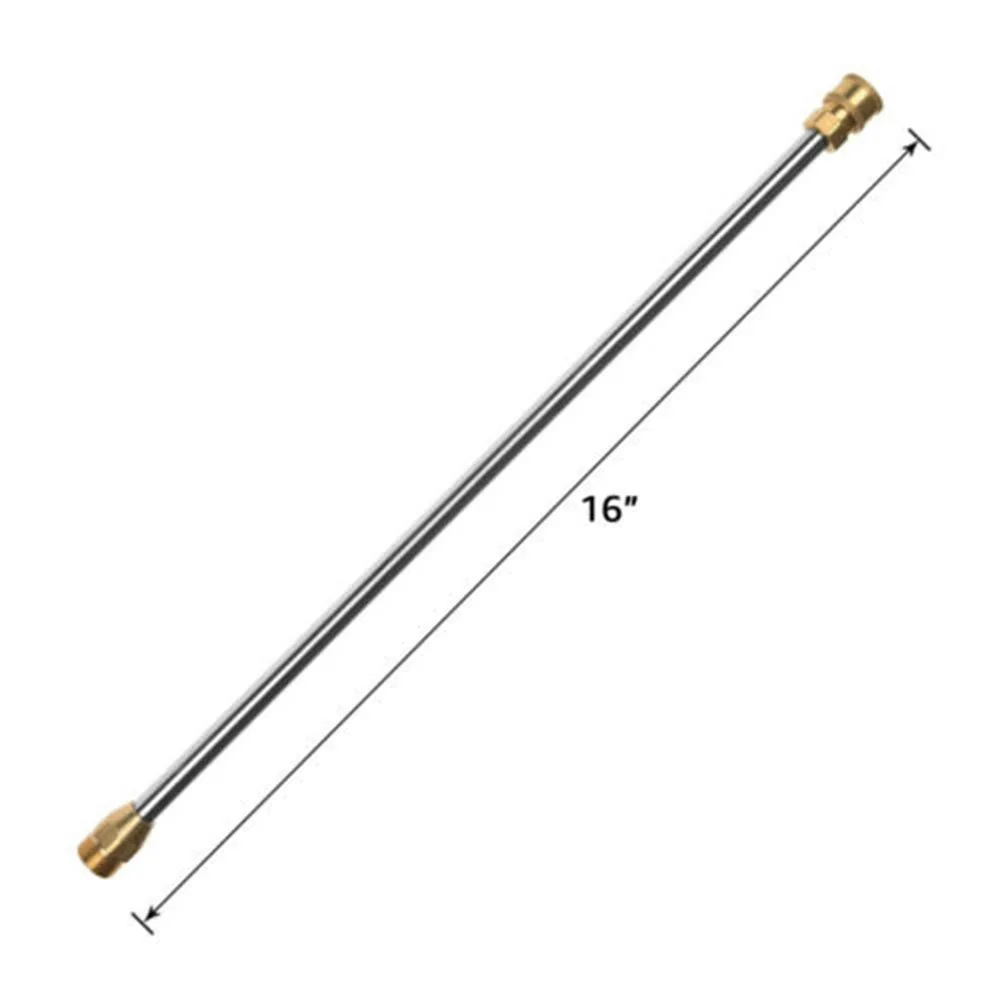 

Tool Pressure Washer Wand 16" Quick Connect Extension rod 4000 PSI Replacement