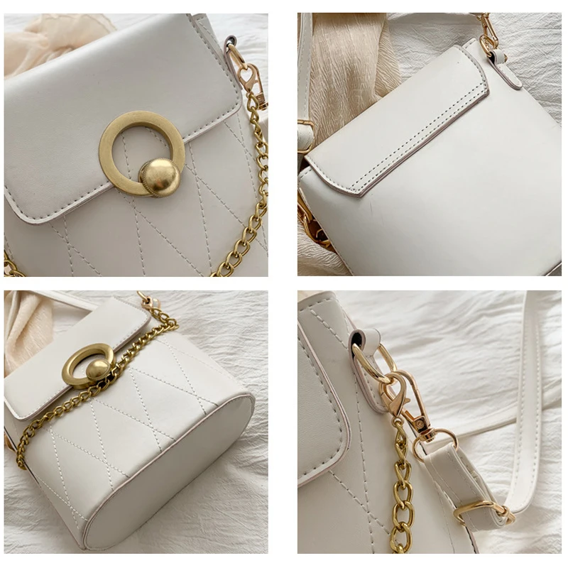 Роскошные дизайнерские сумки через плечо для женщин мессенджеры на цепочке