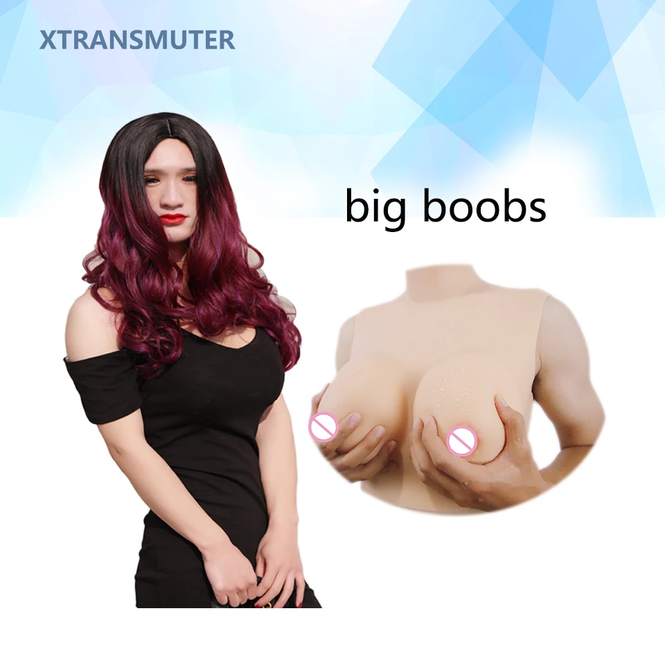 

Silicone Breast Forms Fake Boob for Crossdresser Shemale Transgender Crossdressing Realistic Huge Drag Queen Prothesis