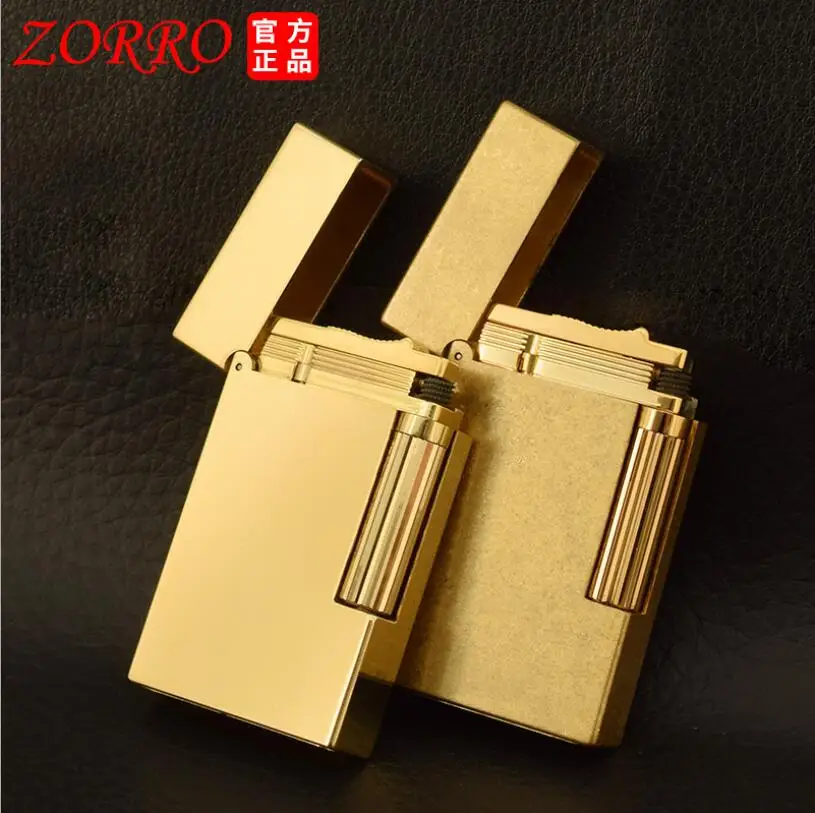 Керосиновая Зажигалка Зорро из чистой меди ZL6 Langsheng стальная звуковая бензиновая