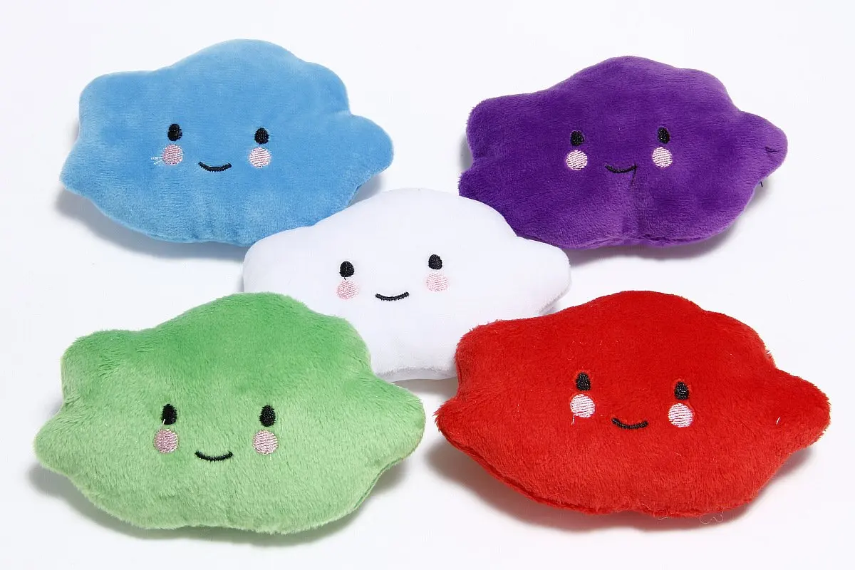 

Pet Toys Amuse Plush Stars and Clouds To Make Sounds and Bite Toys