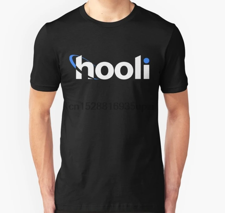 Мужская футболка Hooli Logo унисекс wo тройники топ|Мужские футболки| |