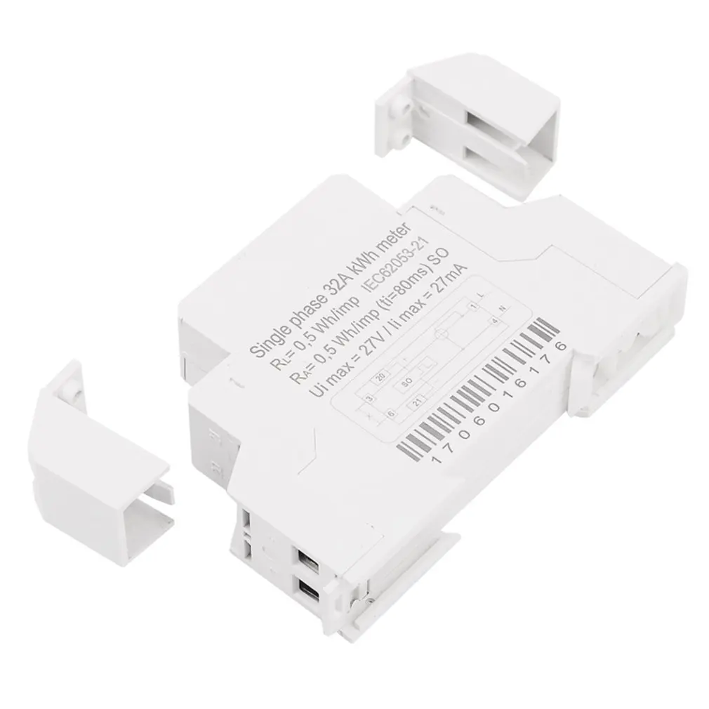 18mm Din Rail Single Phase Analog Counter Electricity Power Consumption Wattmeter Energy Meter Watt kWh 5-32A AC 230V | Инструменты