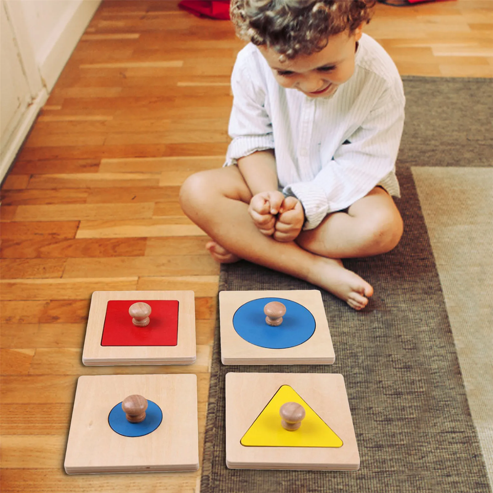 

Wooden Geometric Shape Puzzle Board Game Kids Educational Jigsaw Stacker Toddler Wooden Toys For Children Montessori Kids Toys