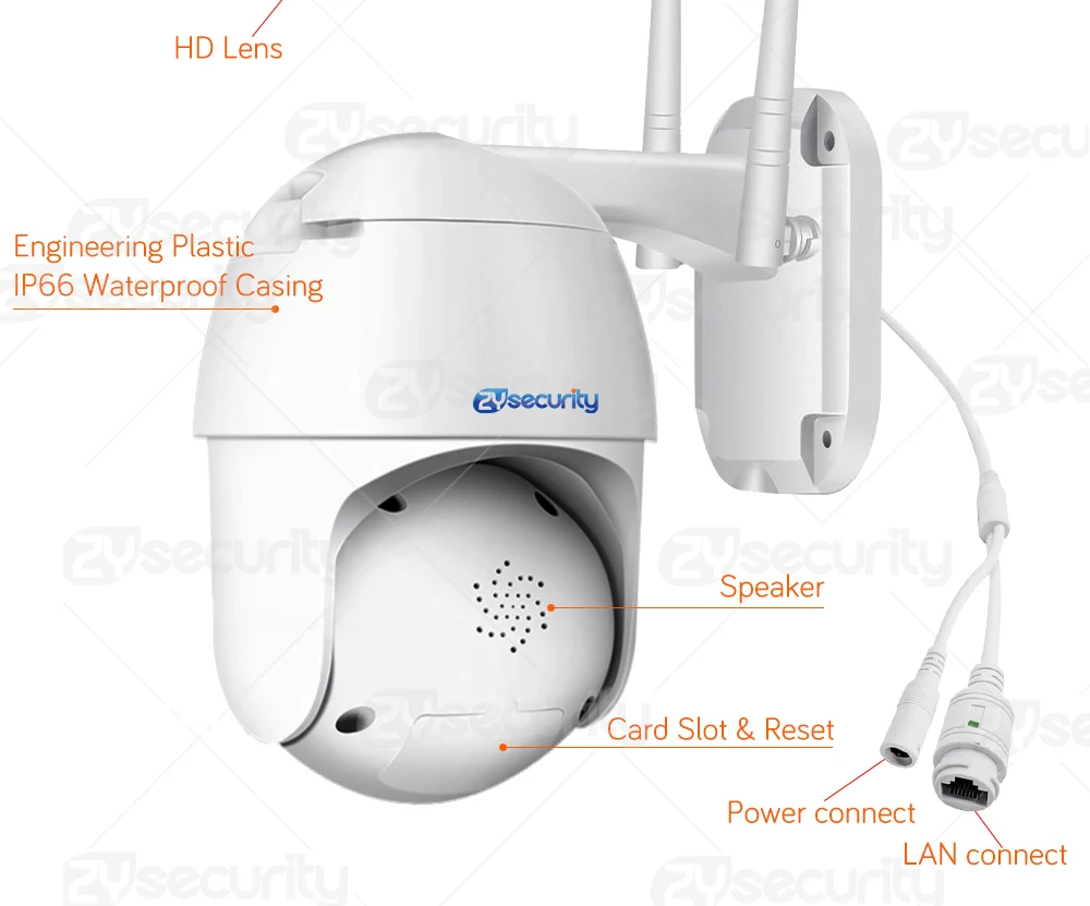 1080p WiFi PTZ IP камера Outdooor беспроводная домашняя безопасность скорость купольная CCTV камера безопасности Авто трек домофон видео наблюдение