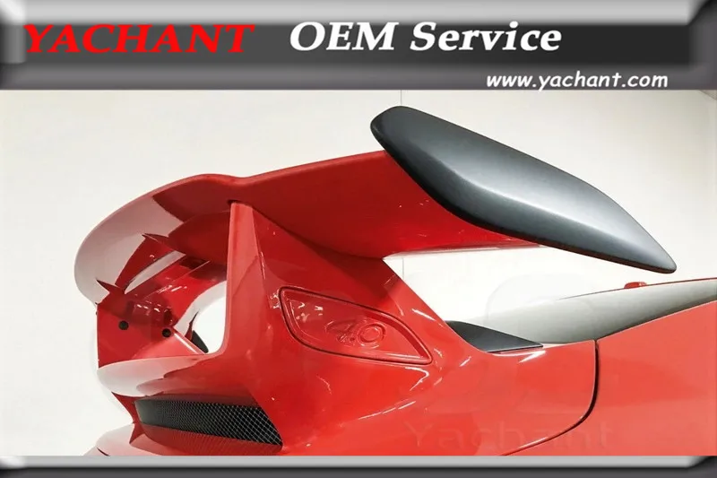 Авто Стайлинг Новое поступление углеродного волокна спойлер заднего багажника