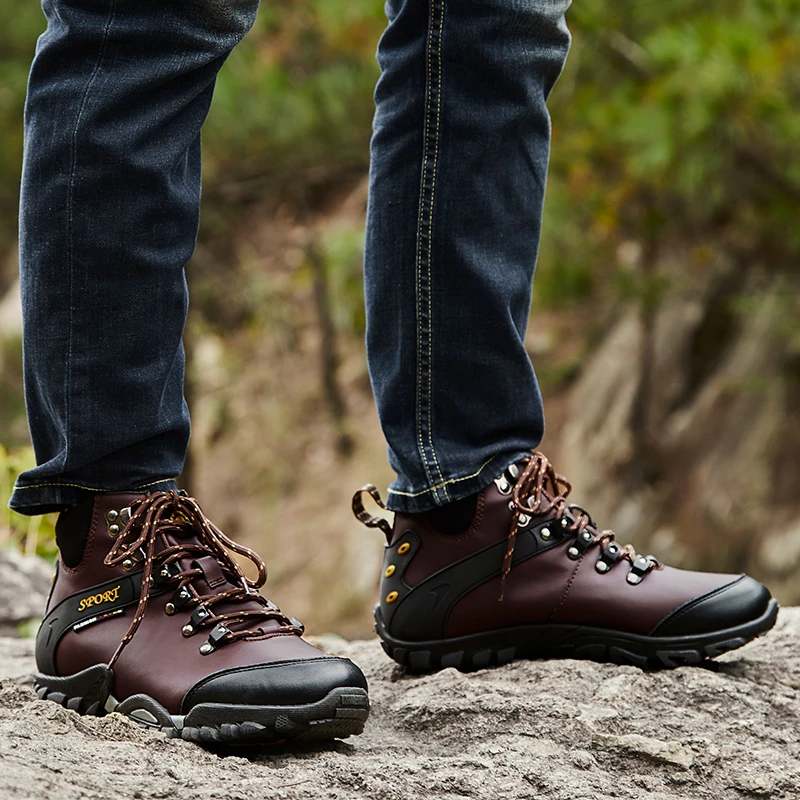 Мужские треккинговые ботинки водонепроницаемые Тактические Сапоги уличные