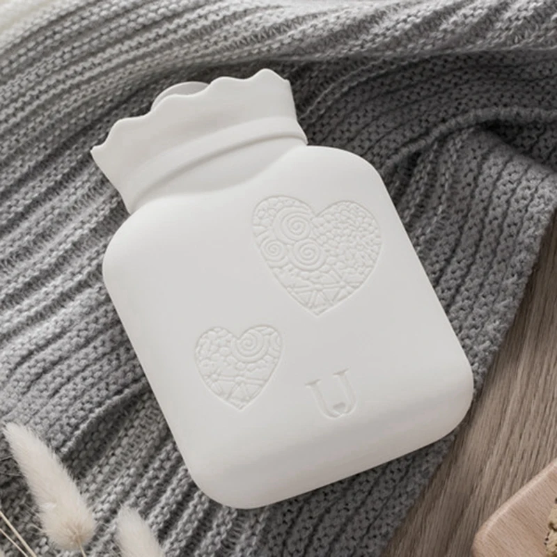 Xiaomi Jordan& Judy силиконовая бутылка для горячей воды 340 мл портативная зимняя бутылка для теплой воды с вязаная шапка