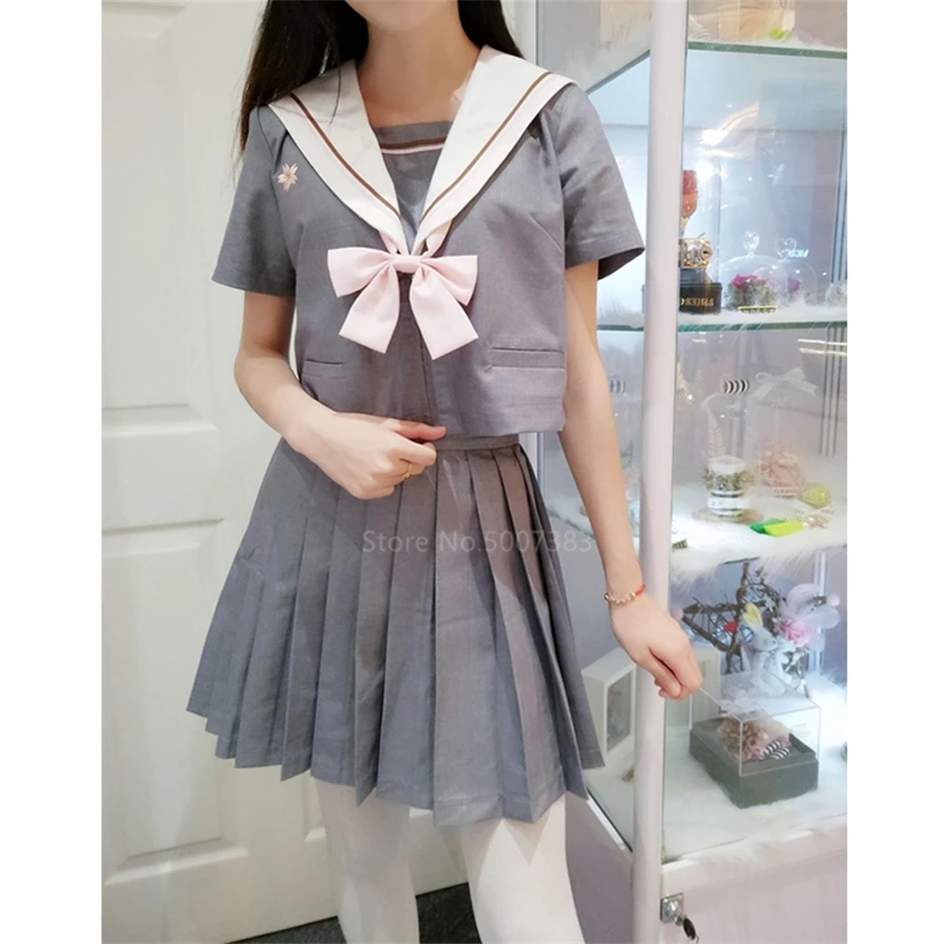 JK униформа для девочек в японском стиле студенческий карнавальный костюм моряка