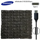 Наушники Samsung AKG EO IG955 Type c, 5102050 шт., проводная гарнитура с микрофоном для Galaxy S20, note10, A8S, A90, A80, A60