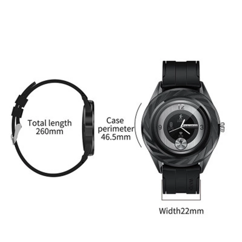 

Mi Eco-Chain 1.54-inch color screen round dial smart watch with health monitoring fitness tracking smart watch Y80 unique