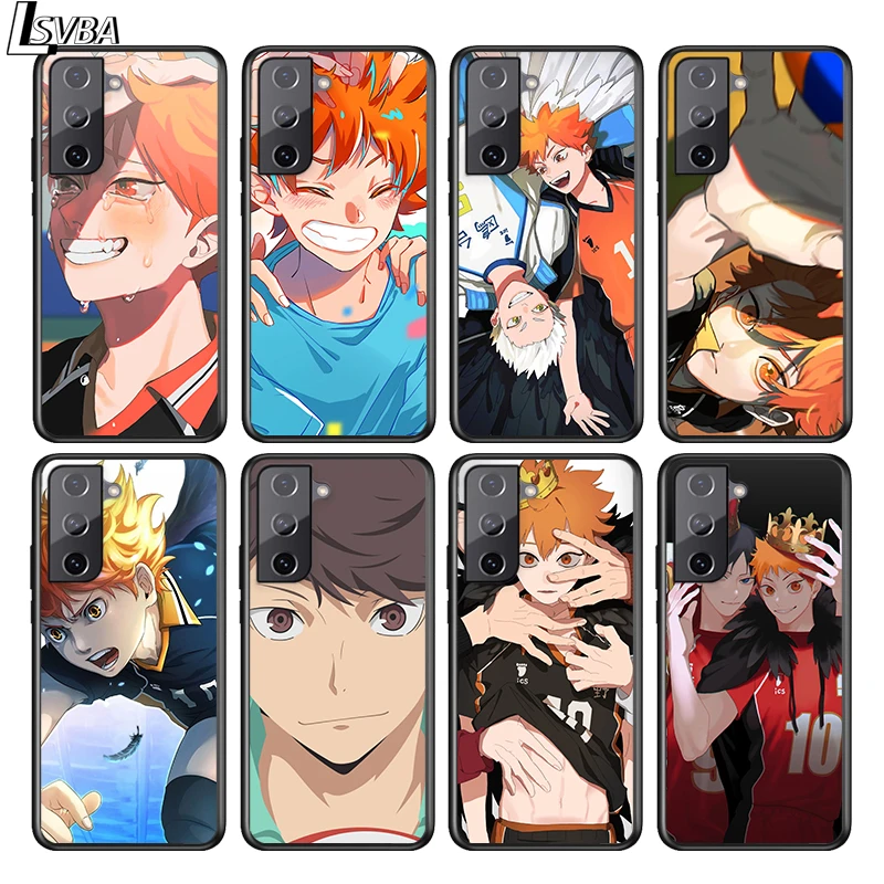 

Anime Volleyball Haikyuu For Samsung S21 S20 FE S10e S10 S9 S8 S7 S6 Ultra Plus Lite Edge Silicone Black Soft Phone Case Capa