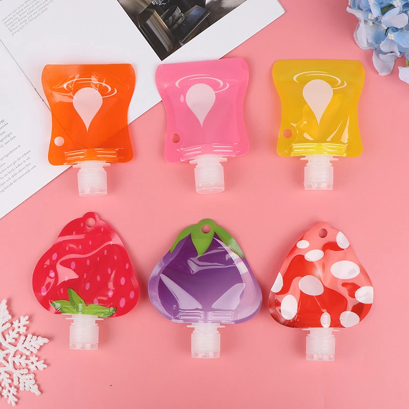 5 шт. пустые пластиковые Мягкие бутылки для лосьона|Сумки вещей| |