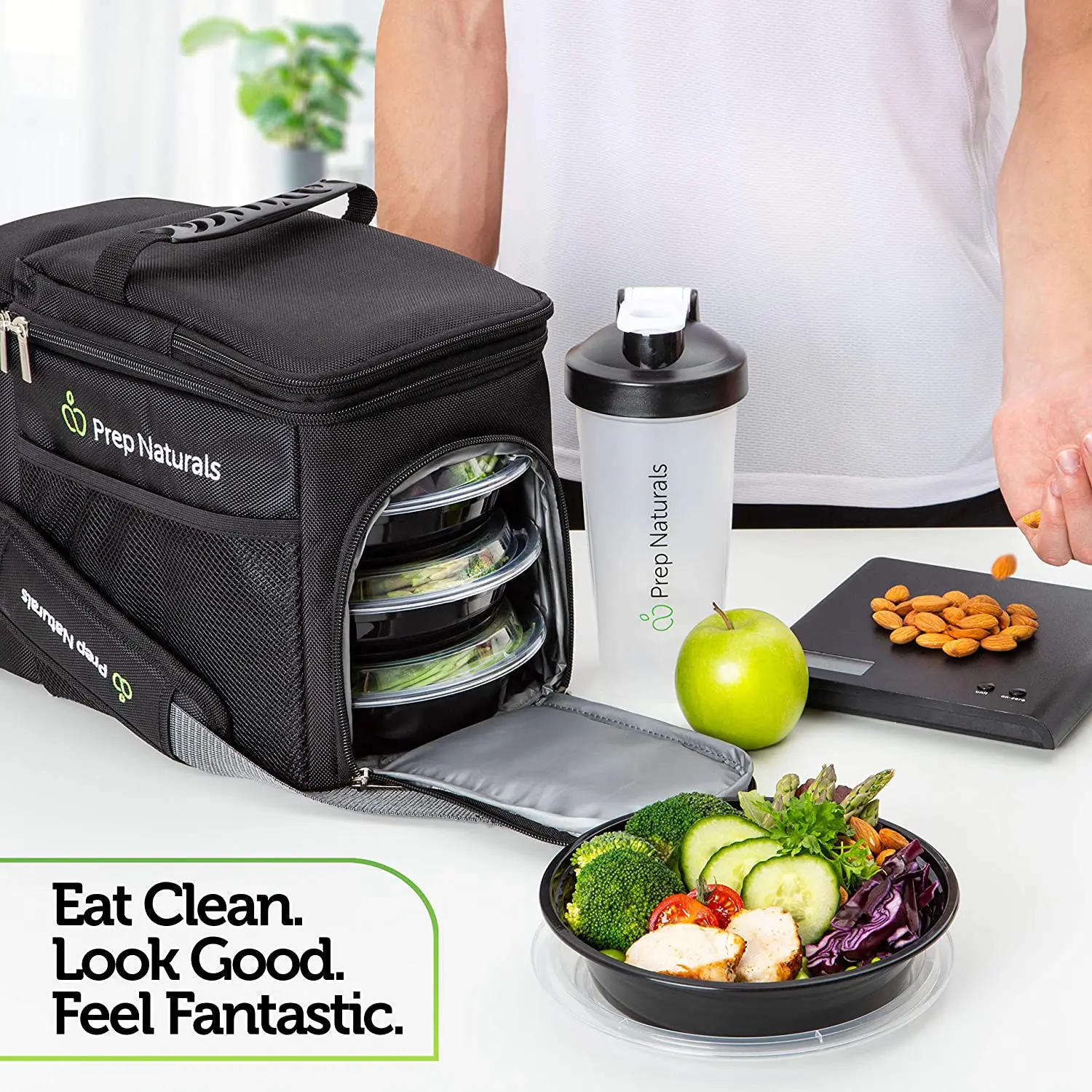 

15pcs Reusable Food Storage Containers with Lids Disposable Meal Prep salad Bowls Meal Prep Container Lunch box