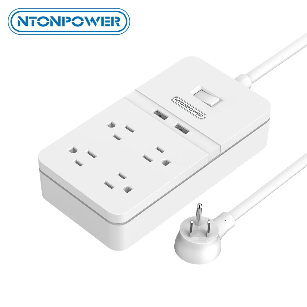 NTON POWER FPC USB удлинитель питания защита розетки от скачков напряжения 4 выхода 2 usb