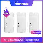 Itead Sonoff RFR3 433 мгц радиочастотный контроль DIY умный дом Wifi умный переключатель работает через eWeLink работает с Alexa Google Home IFTTT