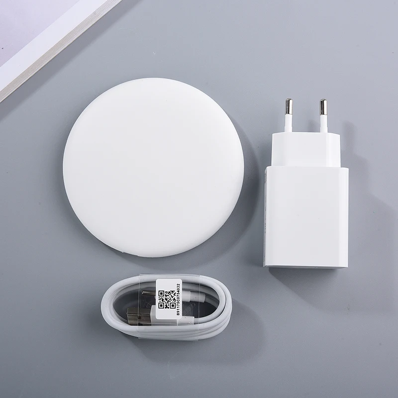 original 18w qi wireless charger for xiaomi 11 10 9 pro for iphone 11 12 x xr xs max 8 fast charging pad eu adapter type c cable free global shipping