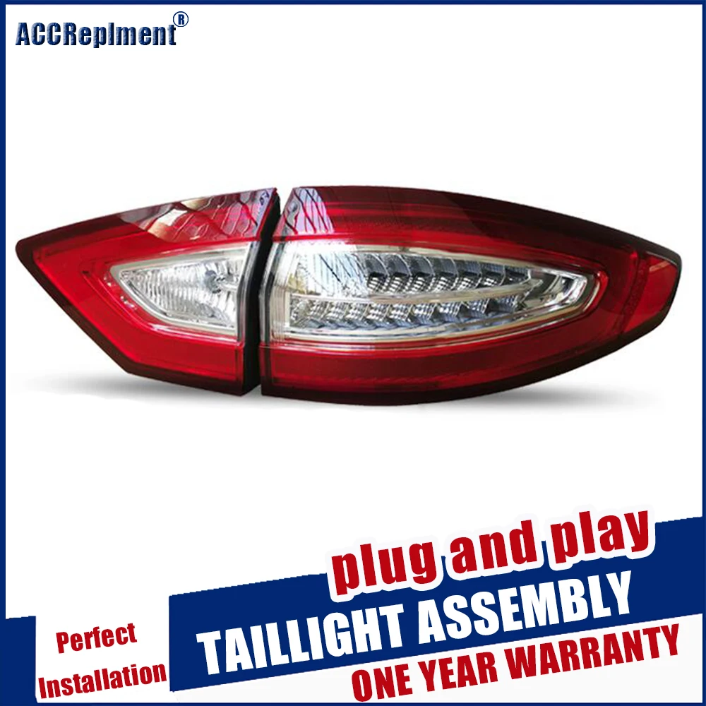 Автомобильный Стайлинг светодиодный полный задний фонарь для Ford Fusion Mondeo хвост