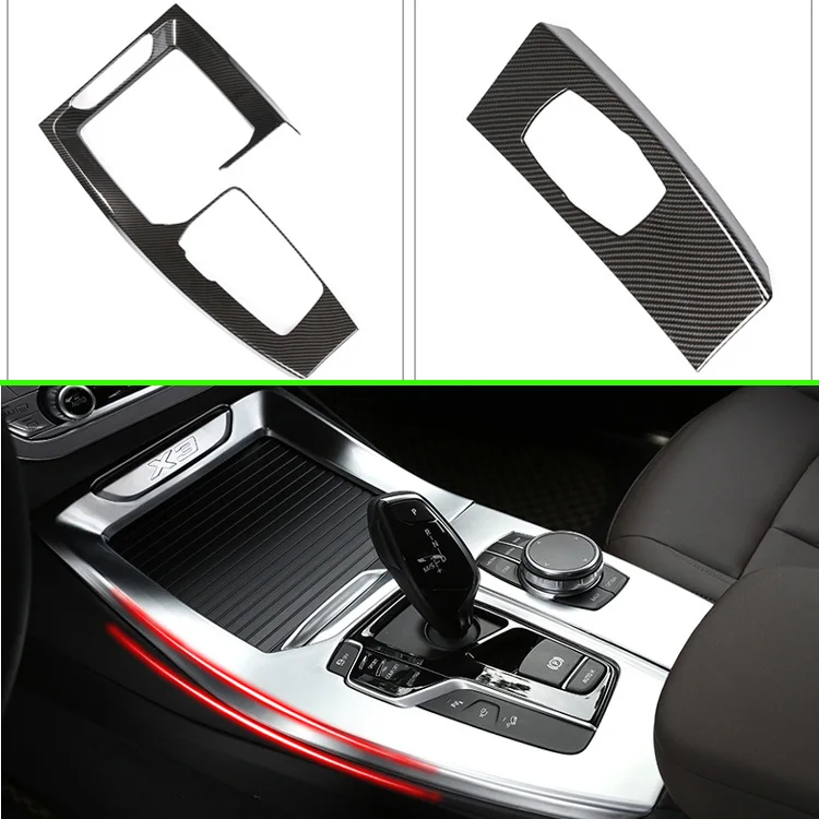 

For BMW X3 G01 2018 2019 Car Accessories ABS Gear Shift Panel Center Console Cover Trim Frame Car Styling Sticker