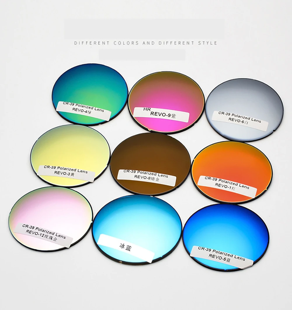 Пара поляризованных оптических линз зеркальные тонированные линзы по рецепту