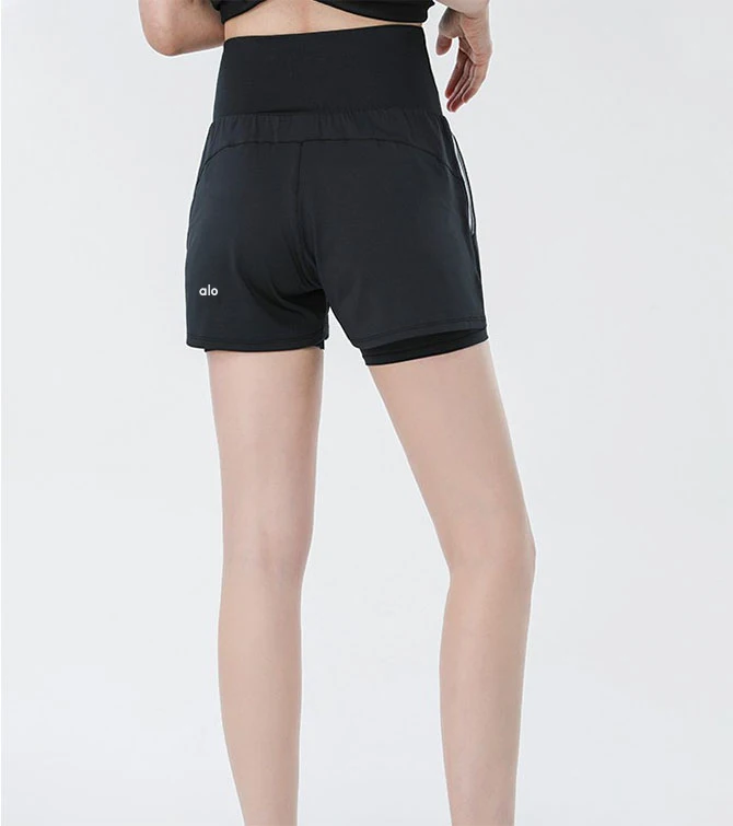 

Alo Yoga Summer Women's Shorts 3-color Mesh Breathable Casual Sports Pants Fitness Exercise Gym Running Sports