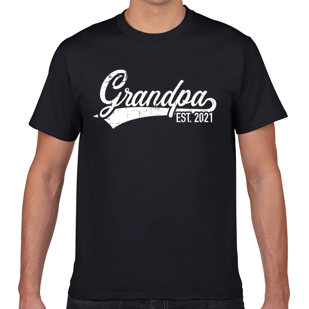 

Tops T Shirt Men grandpa 2021 Funny Harajuku Geek Print Male Tshirt