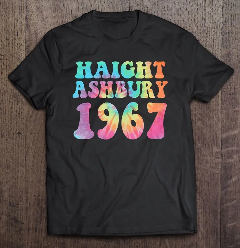 Футболка Haight Ashbury 1967 смешные футболки с принтом топы игрушками одежда летняя